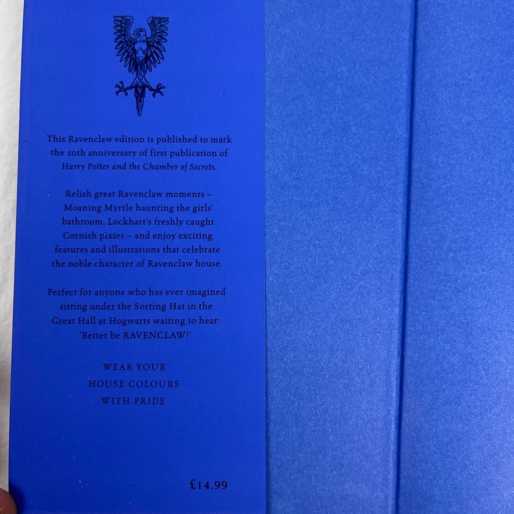 Harry Potter and the Chamber of Secrets Ravenclaw Edition J.K. Rowling READ DESC - Picture 5 of 11